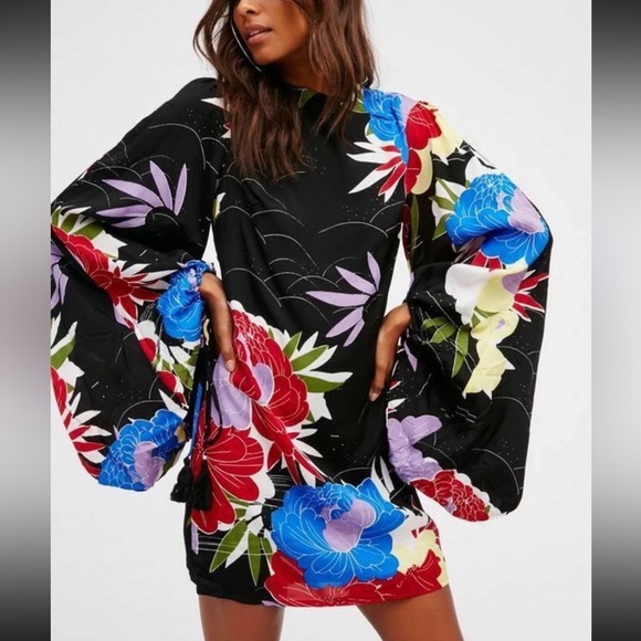 NWT Free People Bali Be Bold Mini Dress - Picture 2 of 8